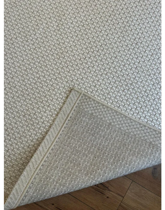 Destan Halı Sisal 05 Bordürlü Özel Ölçü Tam Çerçeveli Jüt Sisal Modern Halı