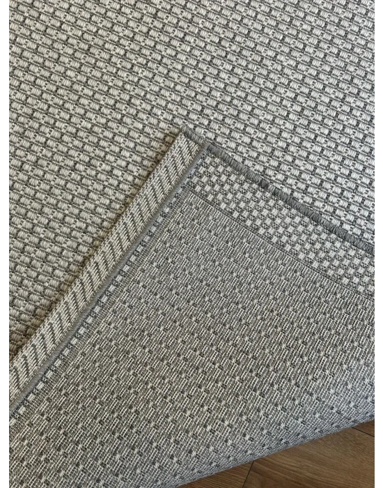 Destan Halı Sisal 06 Bordürlü Özel Ölçü Tam Çerçeveli Jüt Sisal Modern Halı