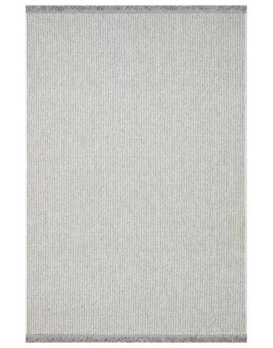 Destan Halı Step 6404 Beyaz Açık Gri Halı