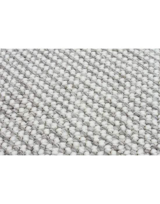 Destan Halı Step 6404 Beyaz Açık Gri Halı