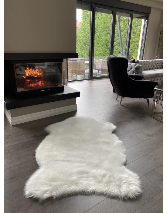 Destan Home APOST Premium Yumuşak Tabanlı Halı Beyaz