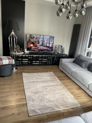 Destan Halı Dokuma Pamuk Taban Kaydırmaz Model Bodo Vizon