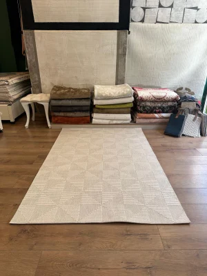 Destan Halı EU5 Sisal Bordürlü Çerçeveli Jüt Sisal Modern Makinada Yıkanabilir Halı