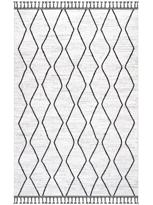 Destan Halı LUPİN 18561 Iskandinav Tarz Dokuma Modern Desenli Halı