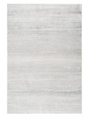 Destan Halı Luster Robot Süpürgeye Uygun Modern Desenli Kolay Temizlenebilir Salon Halısı A3502B GRİ