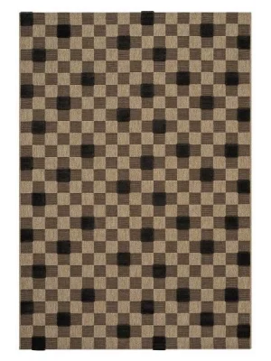 Destan Halı Merlot Robot Modern Desenli Kolay Temizlenebilir Salon Halısı A1502B NATUREL SİYAH