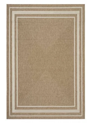 Destan Halı Merlot Robot Modern Desenli Kolay Temizlenebilir Salon Halısı A2175A NATUREL KREM