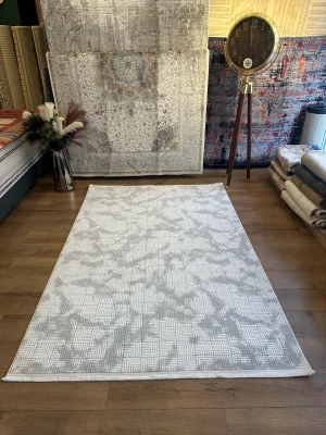 Destan Halı Nova İnce Yapılı ve Modren Hav Toz Vermez Kolay Temizlenebilir Makine Halısı 3504