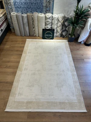 Destan Halı Quasar Yumuşak ve Parlak Tuşeli Modern Salon Halısı 8504