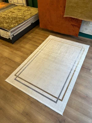 Destan Halı Quasar Yumuşak ve Parlak Tuşeli Modern Salon Halısı 8509