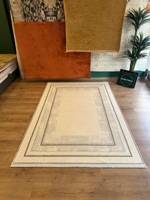 Destan Halı Quasar Yumuşak ve Parlak Tuşeli Modern Salon Halısı A343F