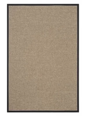 Destan Halı Signature Bordure Modern Desenli Kolay Temizlenebilir Salon Halısı B3622B NATUREL BÖRDÜR SİYAH GRİ