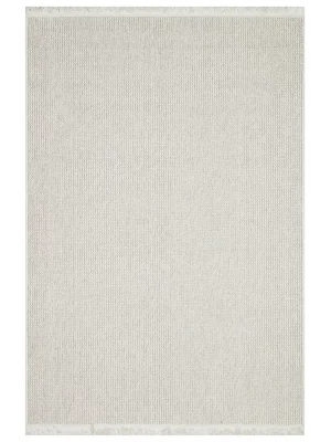 Destan Halı Step 6404 Beyaz Açık Kahverengi Halı