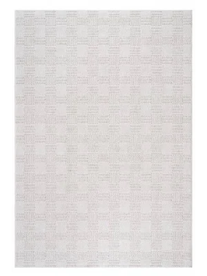 Destan Halı Urban Luxe Robot Modern Desenli Kolay Temizlenebilir Salon Halısı A2398D KREM VİZON