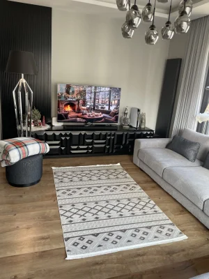 Destan Halı Zaragoza İnce Saten Dokuma Makinede Yıkanabilir Model Z-27 Vijon Bej