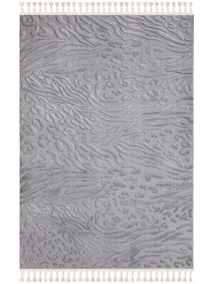 Destan Halı Ipek Lux 11707 Modern İskandinav Hav Toz Vermez Etnik Modern Makine Halısı