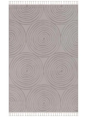 Destan Halı Shazam 2358A Modern İskandinav Hav Toz Vermez Etnik Modern Makine Halısı