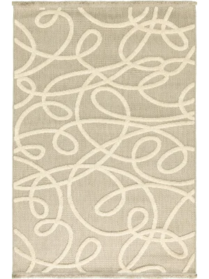 İskandinav Tüy Vermez Etnik Modern Özel Ölçü Makine Halısı Focus FC01