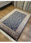 Destan Exclusive Modal İpek 120 Tarak Klasik Makine Halısı Mavi