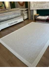 Destan Halı Sisal 04 Bordürlü Özel Ölçü Tam Çerçeveli Jüt Sisal Modern Halı