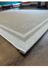 Destan Halı Sisal 01 Bordürlü Özel Ölçü Tam Çerçeveli Jüt Sisal Modern Halı