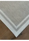 Destan Halı Sisal 01 Bordürlü Özel Ölçü Tam Çerçeveli Jüt Sisal Modern Halı
