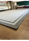 Destan Halı Sisal 02 Bordürlü Özel Ölçü Tam Çerçeveli Jüt Sisal Modern Halı