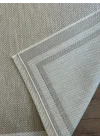 Destan Halı Sisal 01 Bordürlü Özel Ölçü Tam Çerçeveli Jüt Sisal Modern Halı