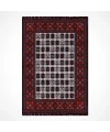 TÜRKMEN KİLİM 01 Makinede Yıkanabilir Türkmen Desenli Dokuma Kilim