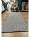Destan Sisal Plus Özel Ölçü Jüt Sisal Modern Mutfak Salon Koridor Halısı Gri