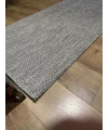Destan Sisal Plus Özel Ölçü Jüt Sisal Modern Mutfak Salon Koridor Halısı Gri