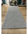 Destan Sisal Plus Özel Ölçü Jüt Sisal Modern Mutfak Salon Koridor Halısı Düz Gri