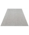 Destan Sisal Plus Özel Ölçü Jüt Sisal Modern Mutfak Salon Koridor Halısı Düz Gri