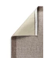 Destan Natura Sisal Bordürlü Özel Ölçü Tam Çerçeveli Jüt Sisal Modern Halı Ntr04 Kahve-Sütlü Kahve
