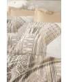 Cottonbox Ethnic Ranforce Amara Karamel Tek Kişilik Nevresim Takımı