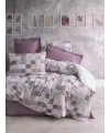 Cottonbox Minimal Ranforce Maro Gülkurusu Fitted Çift Kişilik Nevresim Takımı