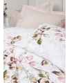 Cottonbox Modeline Ranforce Brice Bej Çift Kişilik Nevresim Takımı