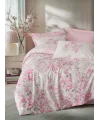 Cottonbox Modeline Ranforce Floren Pembe Çift Kişilik Nevresim Takımı
