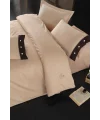 Cottonbox Plain Ranforce Bej Çift Kişilik Nevresim Takımı