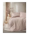 Cottonbox Plain Ranforce Plain Pudra Çift Kişilik Nevresim Takımı