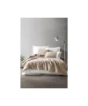 Cottonbox Plain Ranforce Vizon-krem Çift Kişilik Nevresim Takımı