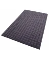 Destan Diamond Desenli Modern Altı Kaymaz Makinede Yıkanabilir Peluş Serisi Antrasit