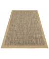 Destan halı AS03 Sisal Bordürlü Çerçeveli Jüt Sisal Modern Dekoratif Halı