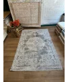 Destan Halı Eskitme Desenli Yumuşak Dokulu Viskon Salon Halısı NV01