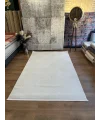 Destan Halı Havana İnce Yapılı ve Modren Hav Toz Vermez Kolay Temizlenebilir Makine Halısı F1014 Krem