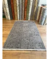 Destan Halı Luna LN03 Antrasit Kaymaz Tabanlı Yıkanabilir Kilim