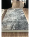 Destan Halı Modern Sheen Robot Süpürgeye Uygun Modern Desenli Kolay Temizlenebilir Salon Halısı 3482C Gri Bej