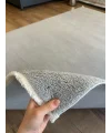 Destan Halı Palermo Yumuşak Yapılı Microfiber Toz Tüy Çıkarmaz Modern Salon Oturma Odası Yatak Odası Halısı Koyu Gri