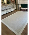 Destan Halı Sisal 04 Bordürlü Özel Ölçü Tam Çerçeveli Jüt Sisal Modern Halı