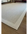 Destan Halı Sisal 04 Bordürlü Özel Ölçü Tam Çerçeveli Jüt Sisal Modern Halı